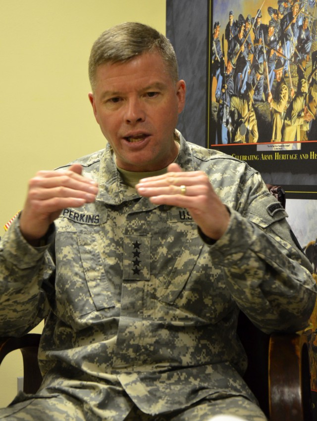 TRADOC commander visits Fort Jackson, discusses Army Operating Concept