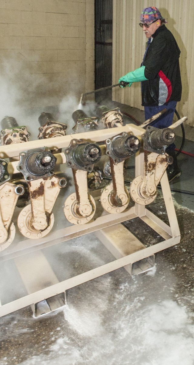 Keeping it clean: Wash racks a necessary depot function for quality