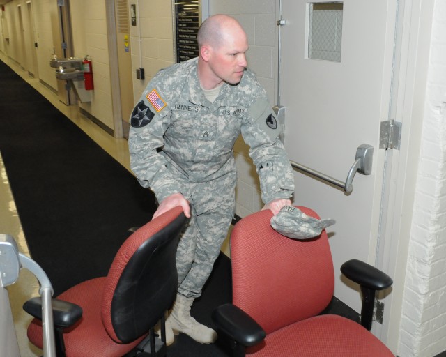Joint Munitions Command donates excess chairs to other agencies