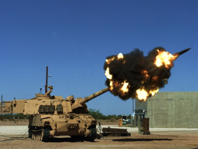 One round every two minutes -- Critical artillery test conducted at U.S. Army Yuma Proving Ground
