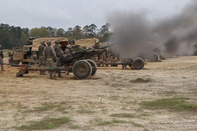 'Patriot' artillerymen exercise battalion mass shoot