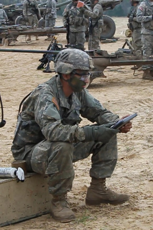 'Patriot' artillerymen exercise battalion mass shoot