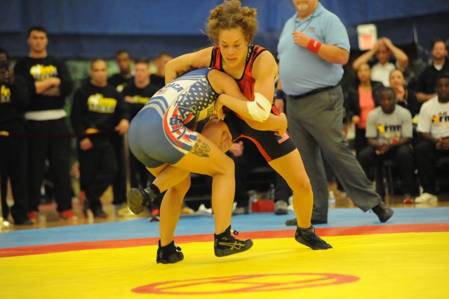 Inaugural women's Armed Forces Wrestling match