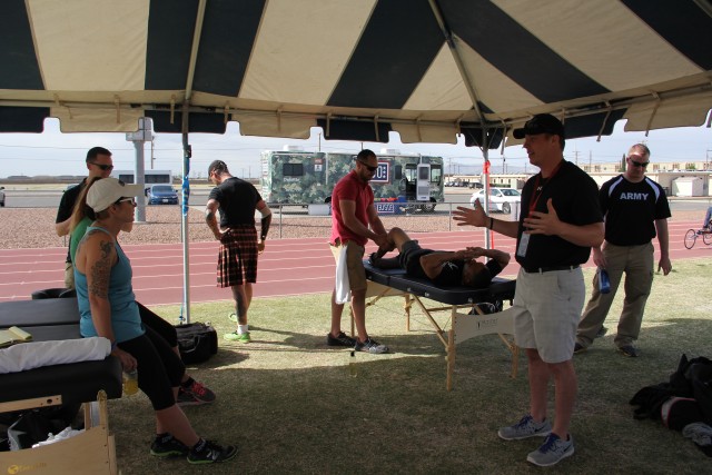 Army Trials track athletes receive performance training