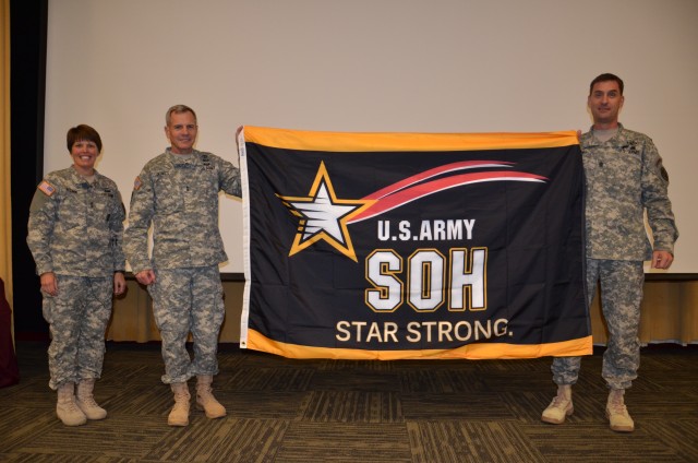 US Army Medical Department Center and School, US Army Health Readiness Center of Excellence, earns Army Star Strong Flag