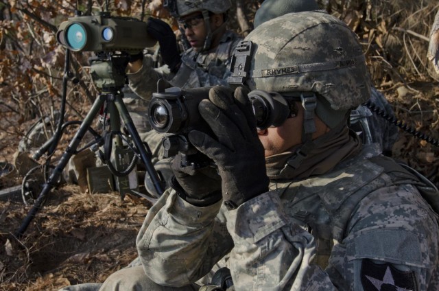 Cavalry scouts and fire support teams provide eyes on the ground ...