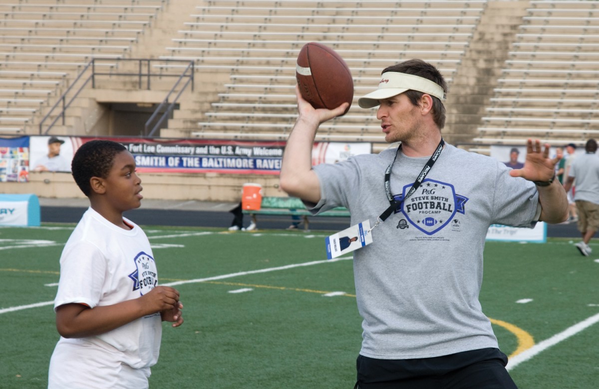 NFL Football star spends time with kids at Fort Lee ProCamp, Article