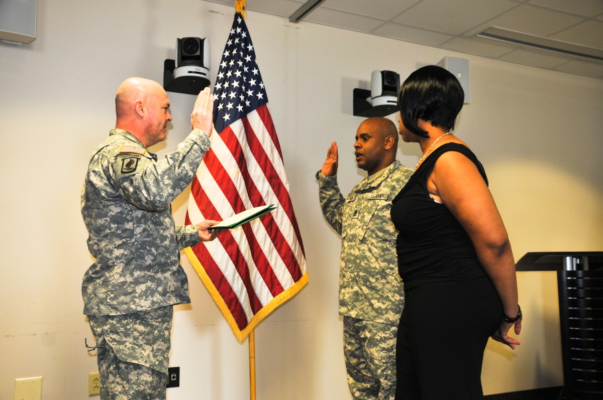 Sergeant First Class Receives Master Sergeant Promotion Article The
