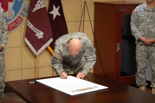 PRMC CSM signs Sexual Assault Awareness and Prevention Month Proclamation