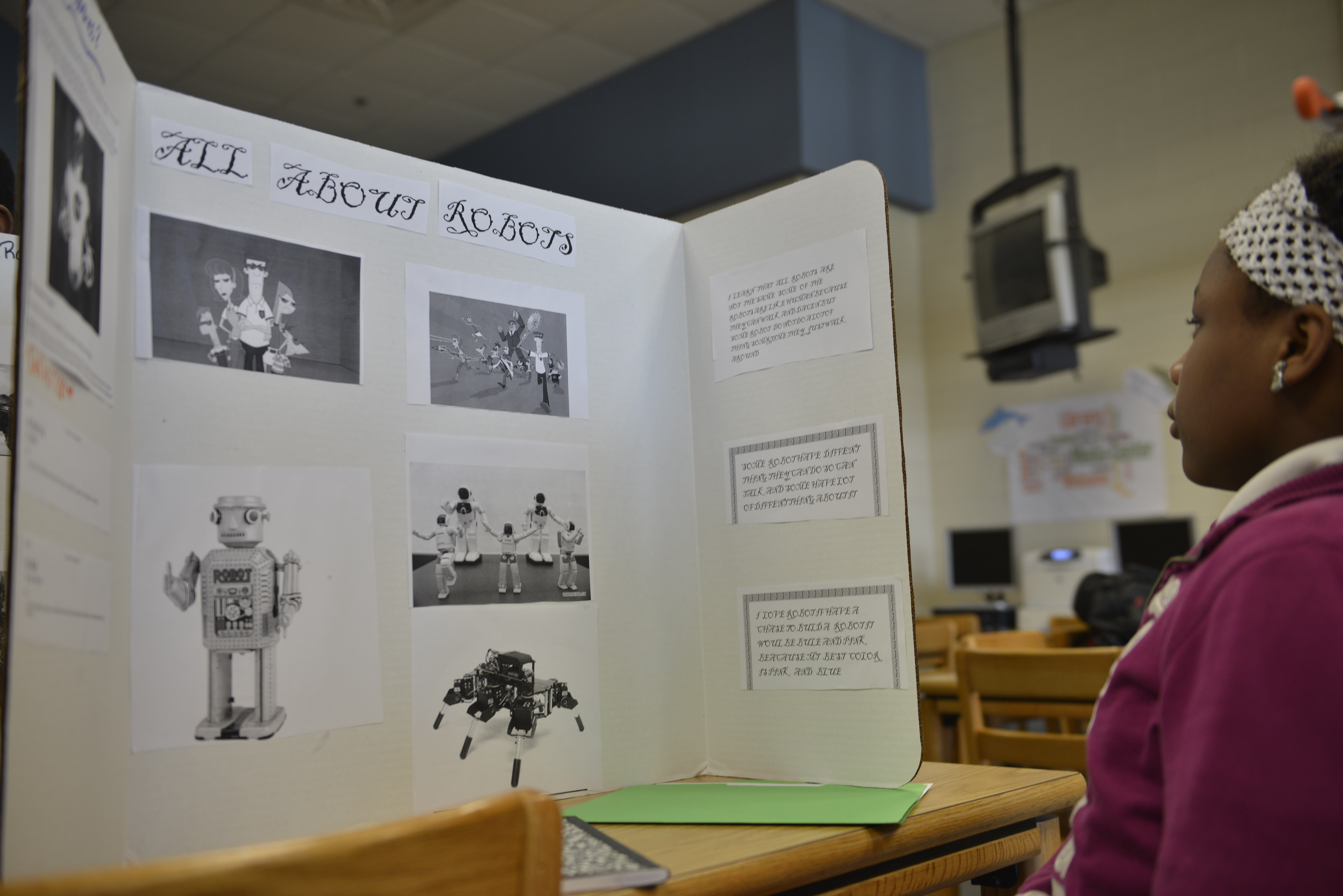 School wax museum showcases 21st-century skills