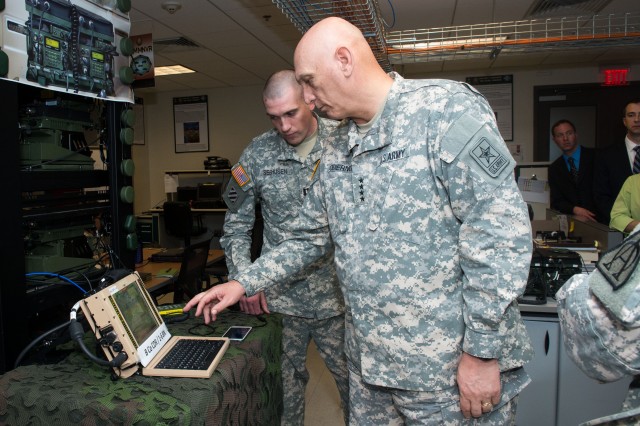 Odierno stresses modernization during Aberdeen Proving Ground visit