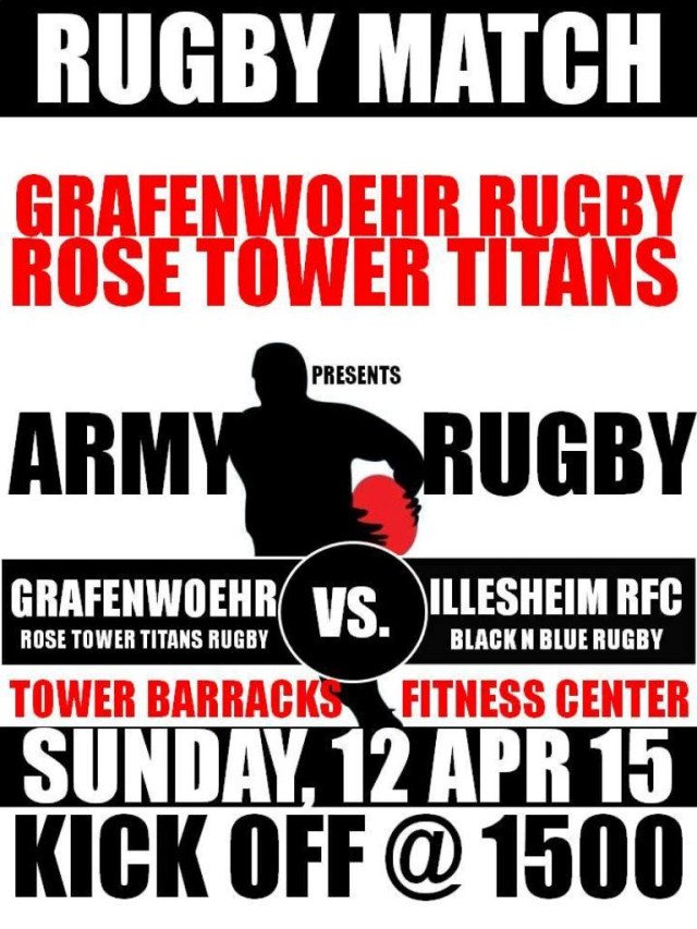 Grafenwoehr Rugby match