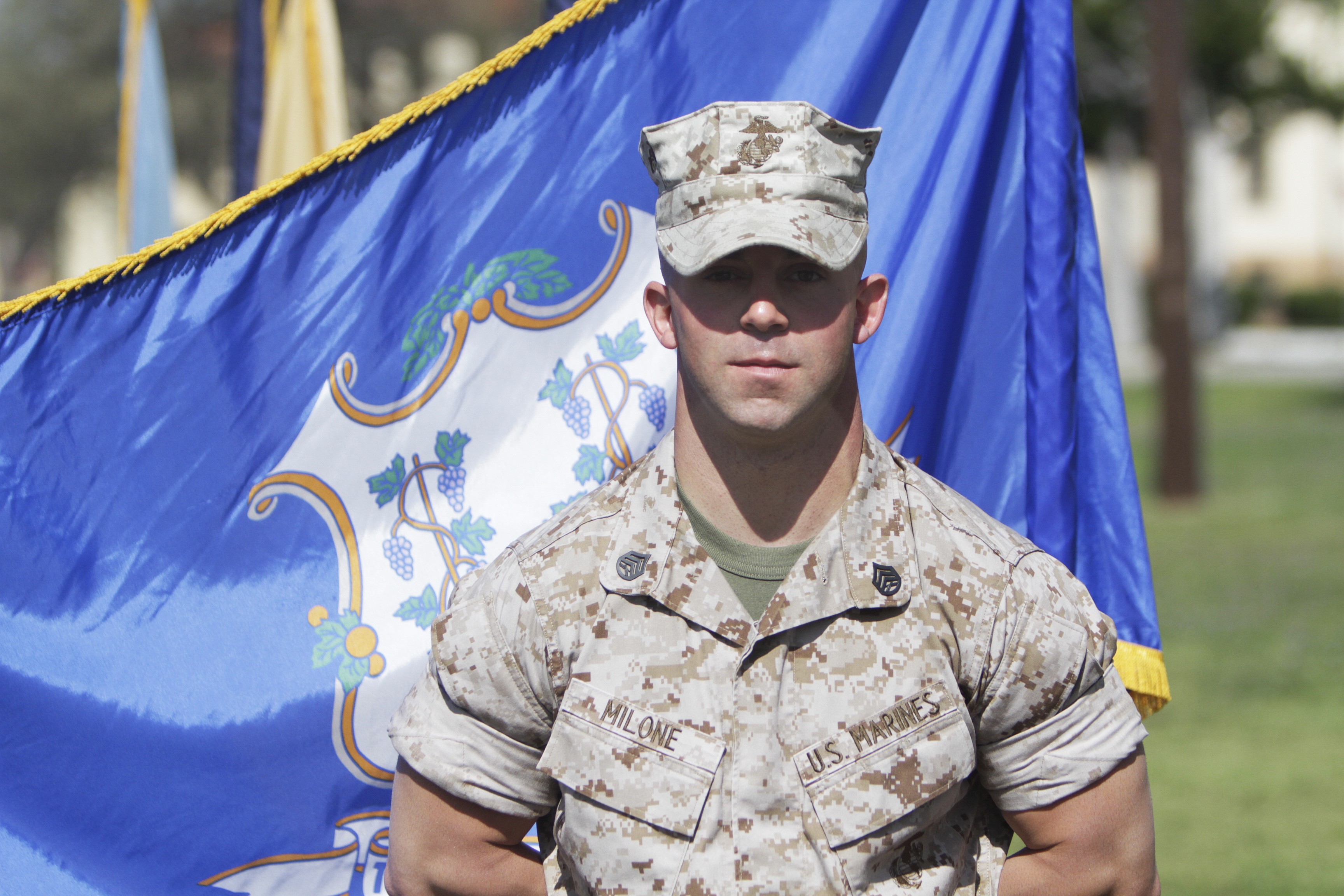 Fort Sill Marine earns rare meritorious promotion Article The