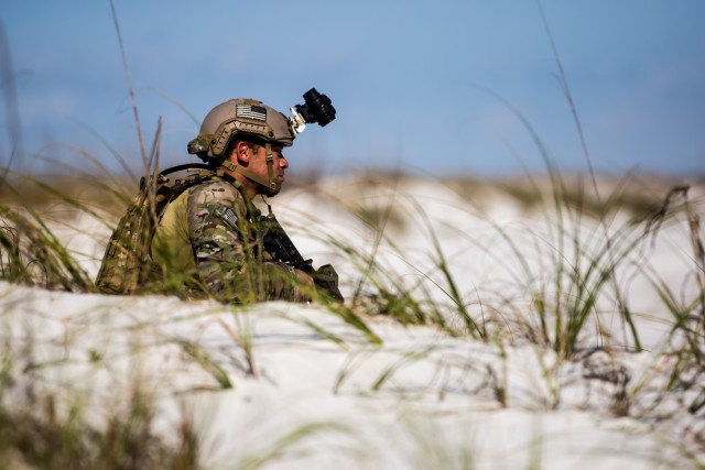 SF Soldiers Assault Island Outpost