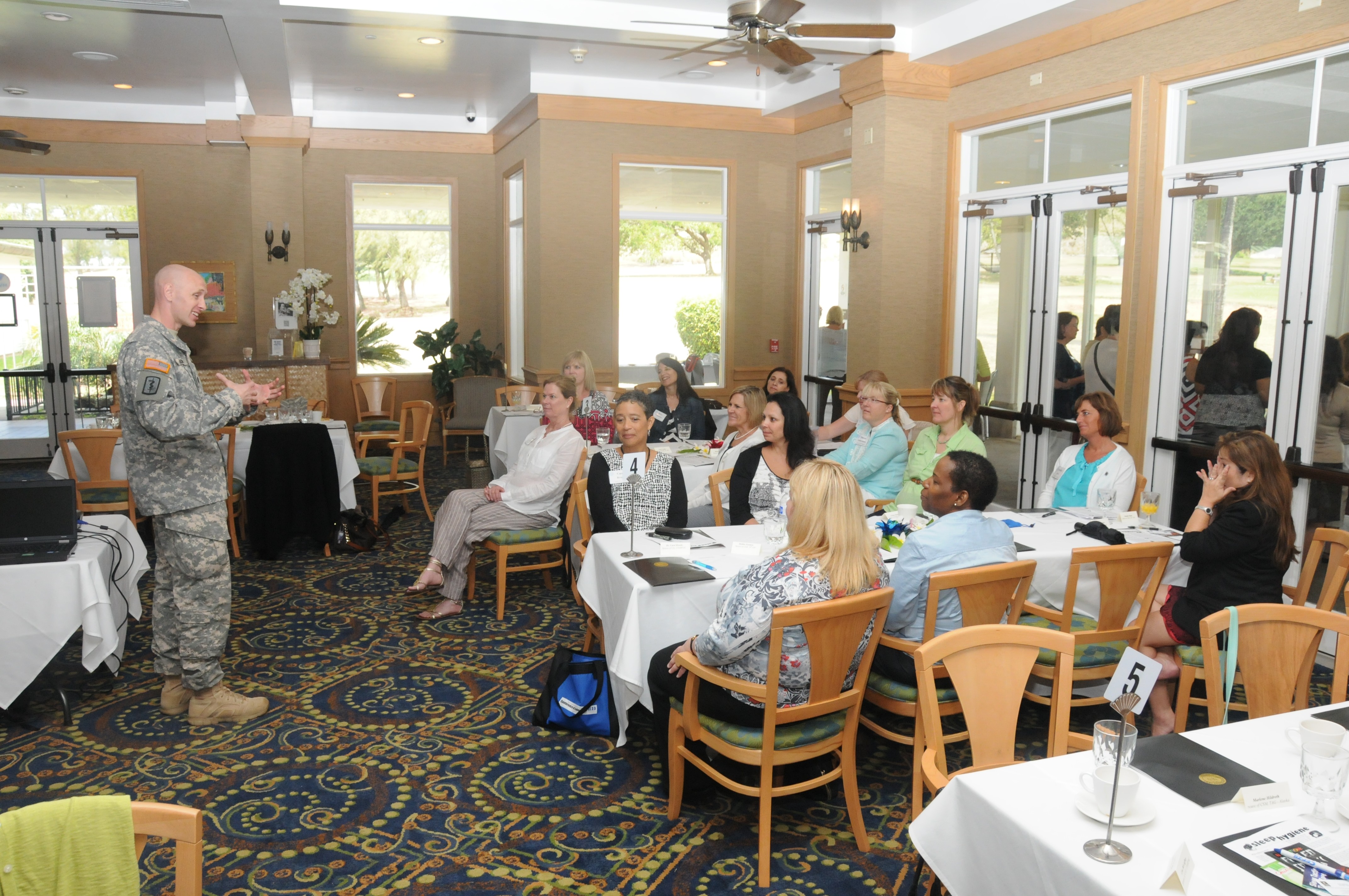 Sleep Hygiene class taught to USARPAC Military Spouses Article The