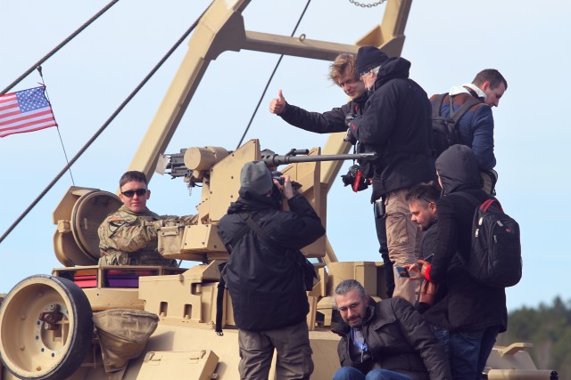 TF 2-7 IN demonstrate Abrams power in Lithuania