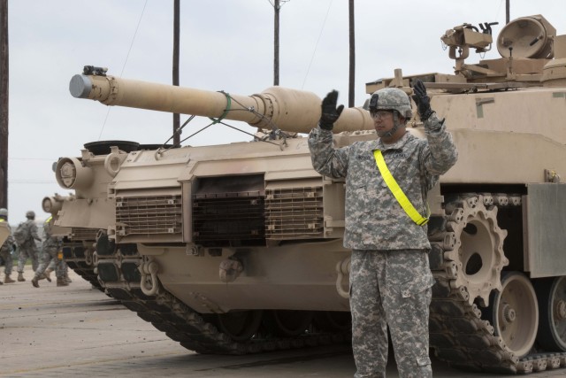 Cav equipment gets rolling