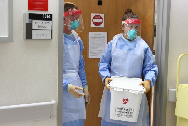 Brian Allgood Army Community Hospital Trains for Simulated Ebola Case