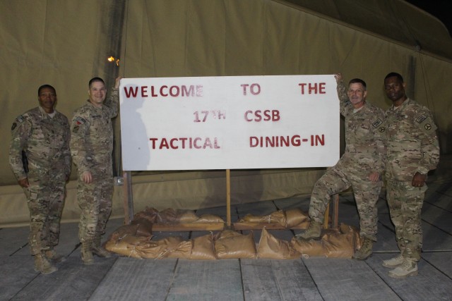 Welcome to the 17th CSSB Tactical Dining-In