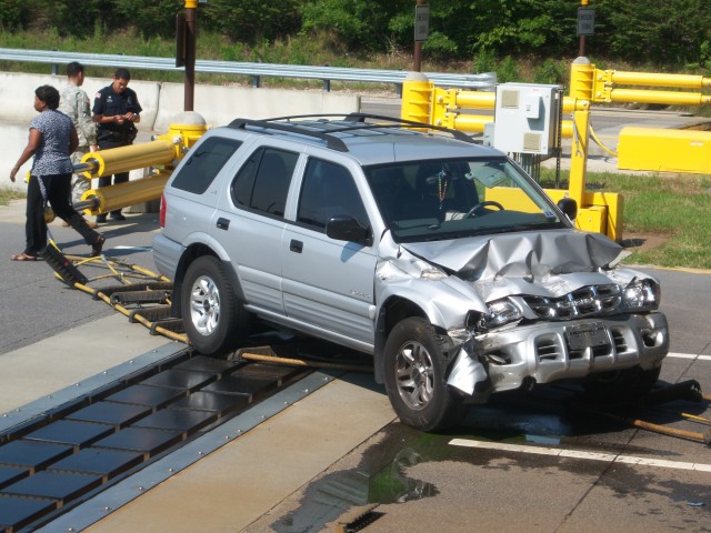 Speeding poses danger at access control points