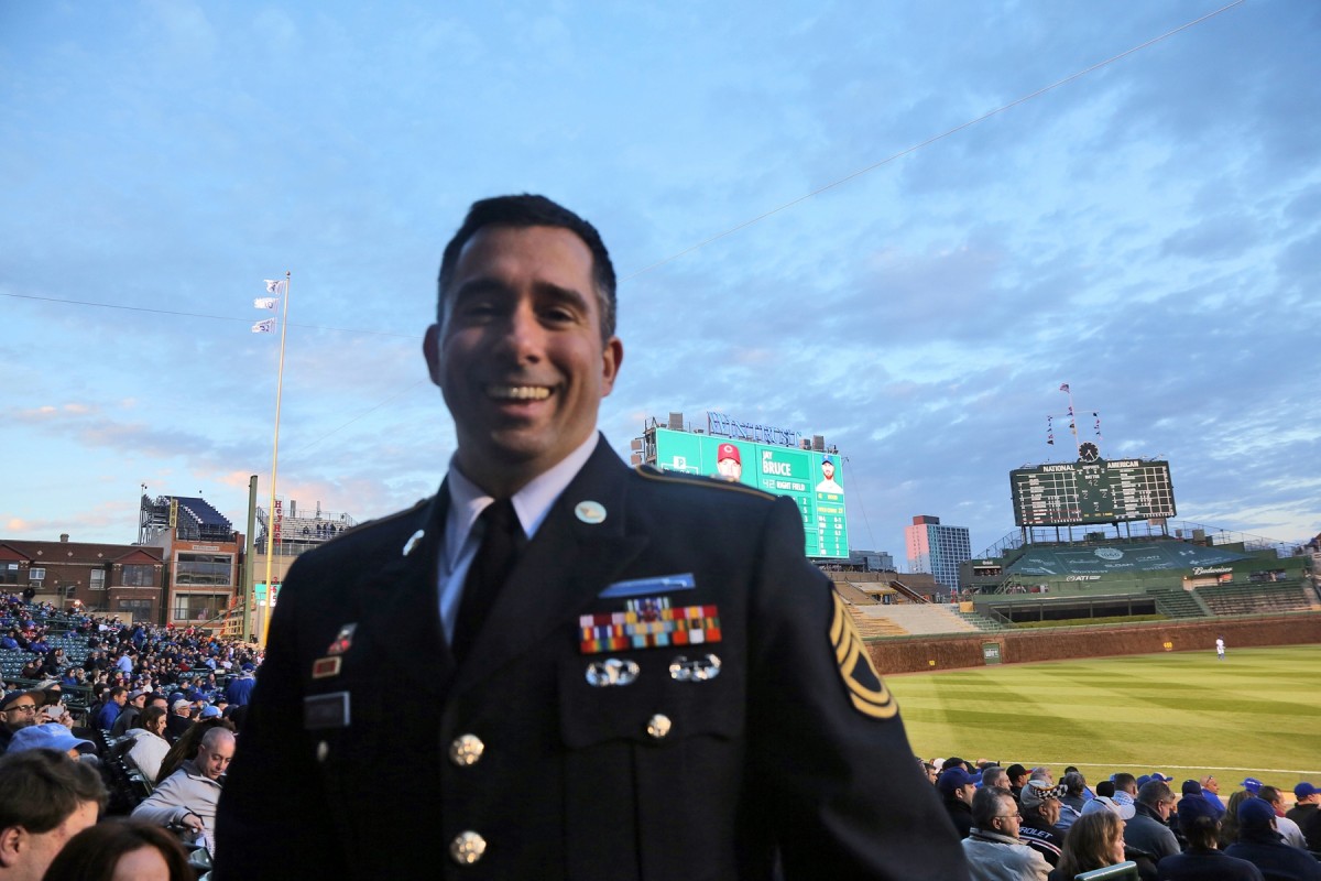 Chicago Cubs honor Army Reserve officer at the Crosstown Series