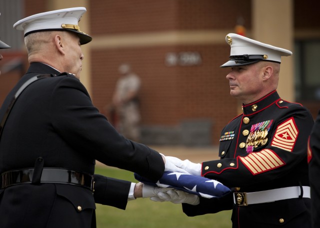 Marines welcome new sergeant major