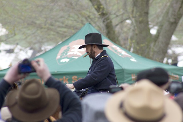 Ceremony, reenactment at Appomattox mark 150th anniversary of Lee's surrender to Grant