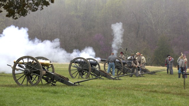 Surrender!  Ceremony, reenactment at Appomattox mark 150th anniversary of Lee's surrender to Grant