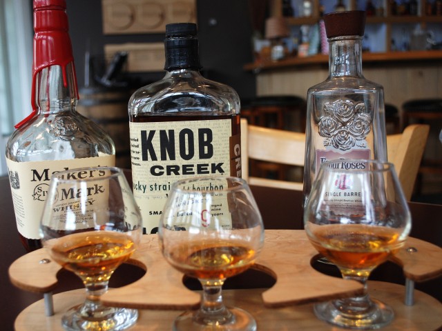 a bourbon tasting