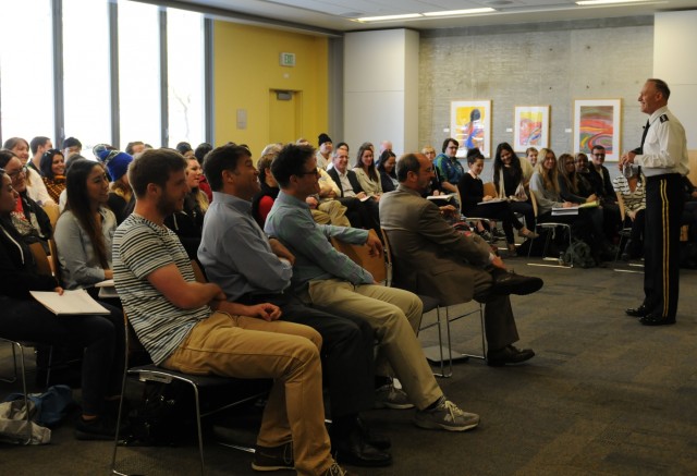 I Corps commander talks global engagement with UW-Tacoma students