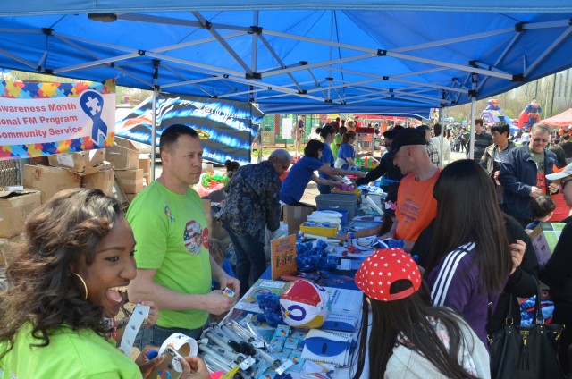 Yongsan Marches for Autism Awareness