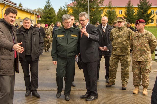 Ukrainian president visits Fearless Guardian 