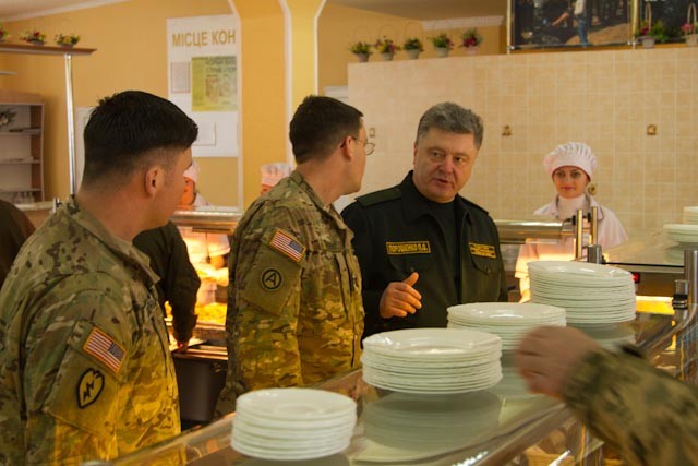 Ukrainian president visits Fearless Guardian