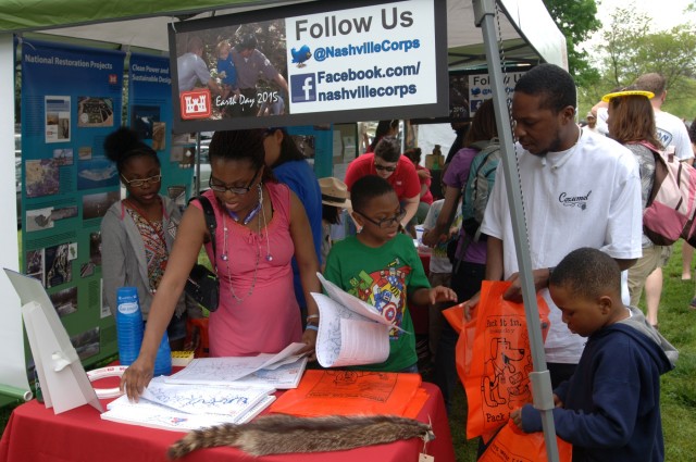 Corps touts environmental stewardship at Nashville Earth Day Festival