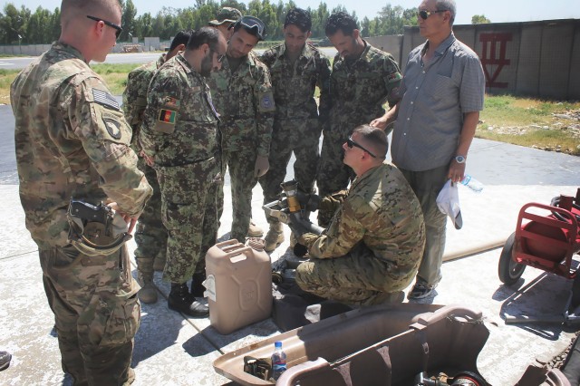 Afghan air force refuel training