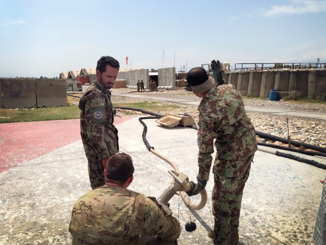 Afghan air force refuel training