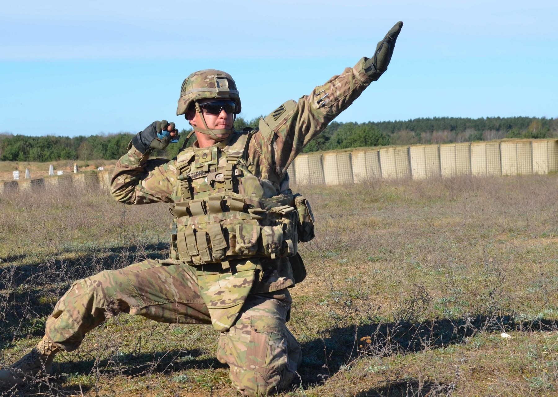 U.S Airmen • Hand Grenade Range • Live Fire • Shriever Air Force Base
