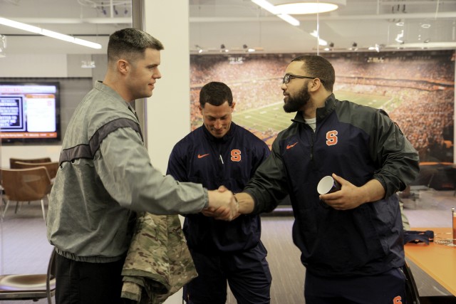 Syracuse Football Fort Drum Combine