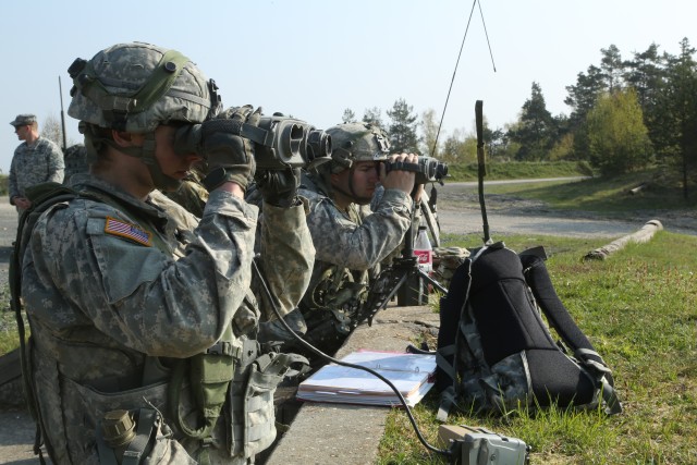 Observing mortar impacts