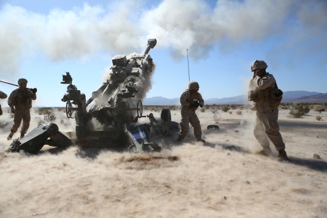 Marines make thunder in the California desert