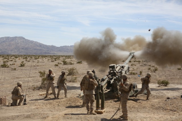 Marines make thunder in the California desert