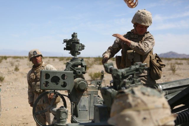 Marines make thunder in the California desert