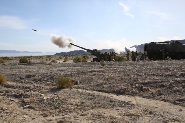 Marines make thunder in the California desert