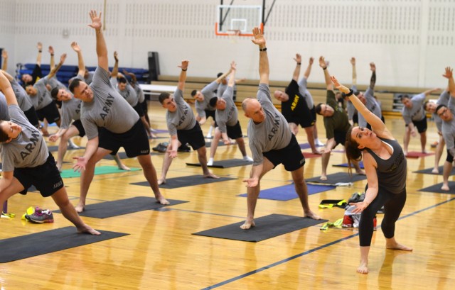 STRIKE Soldiers seek out yoga for benefits