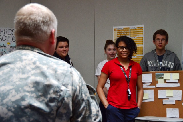 Multimedia students pitch creative video ideas to Army Commander