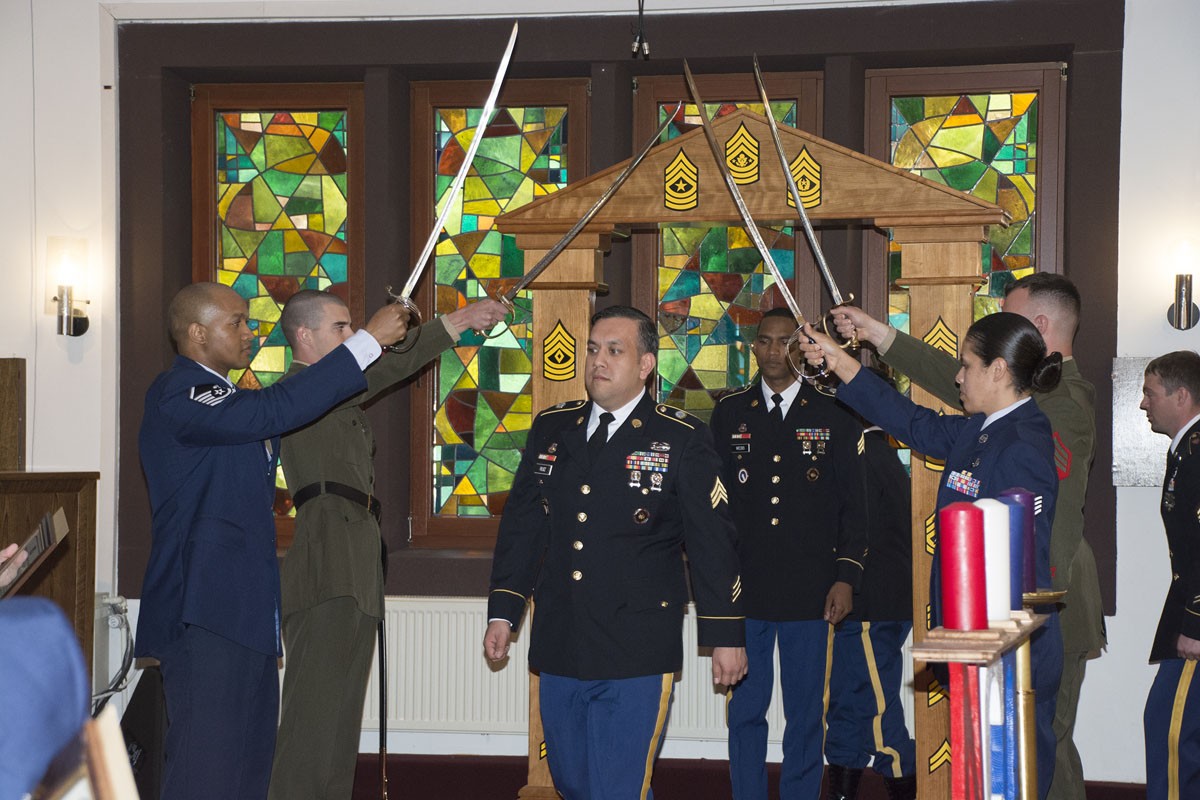 Stuttgart NCOs inducted into backbone of military Article The