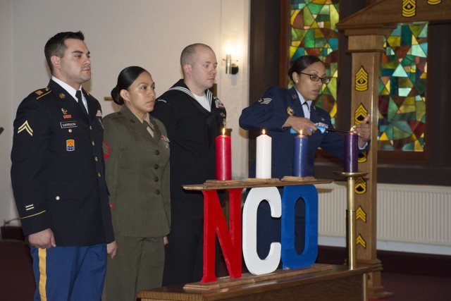 NCO Candles Lit