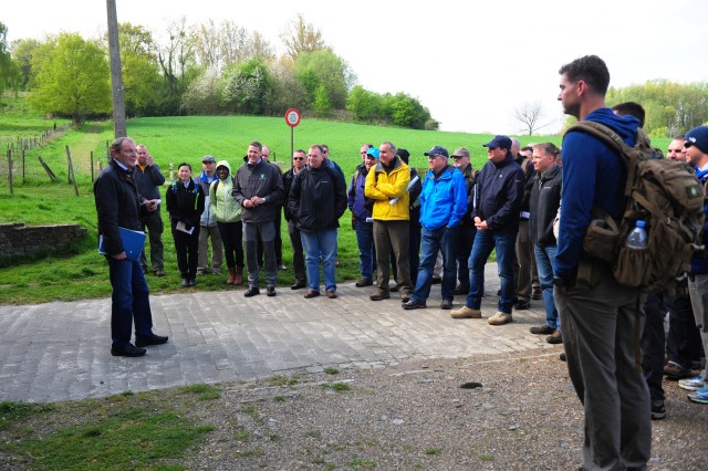 Captains and General Officers gather for unique Army Europe Staff Ride
