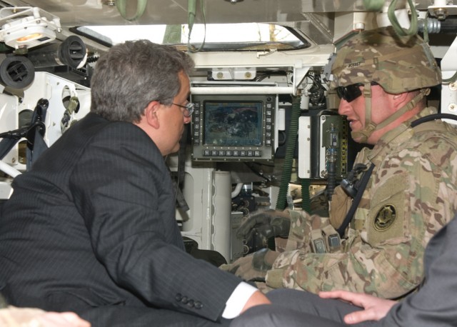 US ambassador to Lithuania visits Iron Wolf Brigade