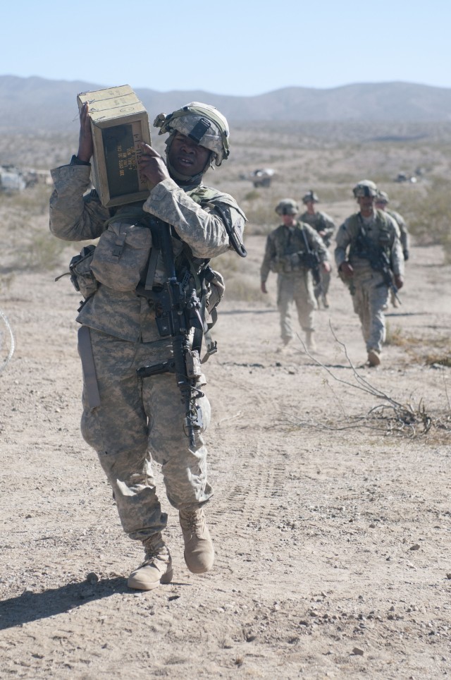 Greywolf Troopers train in 'The Box'